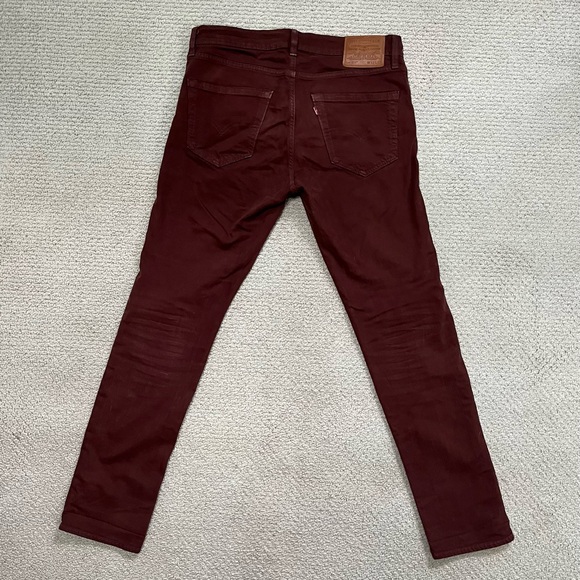 Levi’s Men’s 511 32 x 32 slim, red burgundy jeans . - Picture 2 of 6
